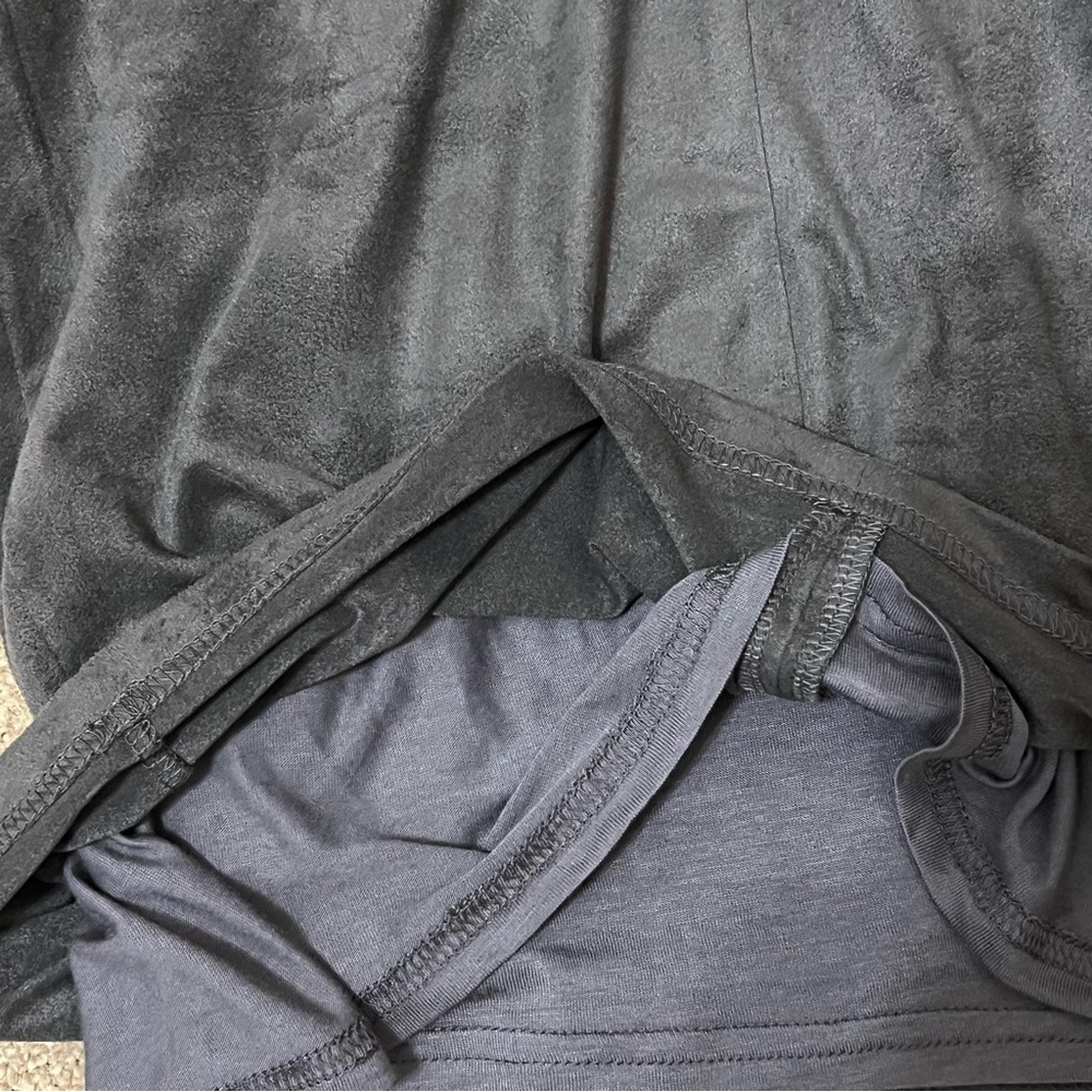 Bebe Tory Shirred Microsuede Dress - Picture 9 of 13